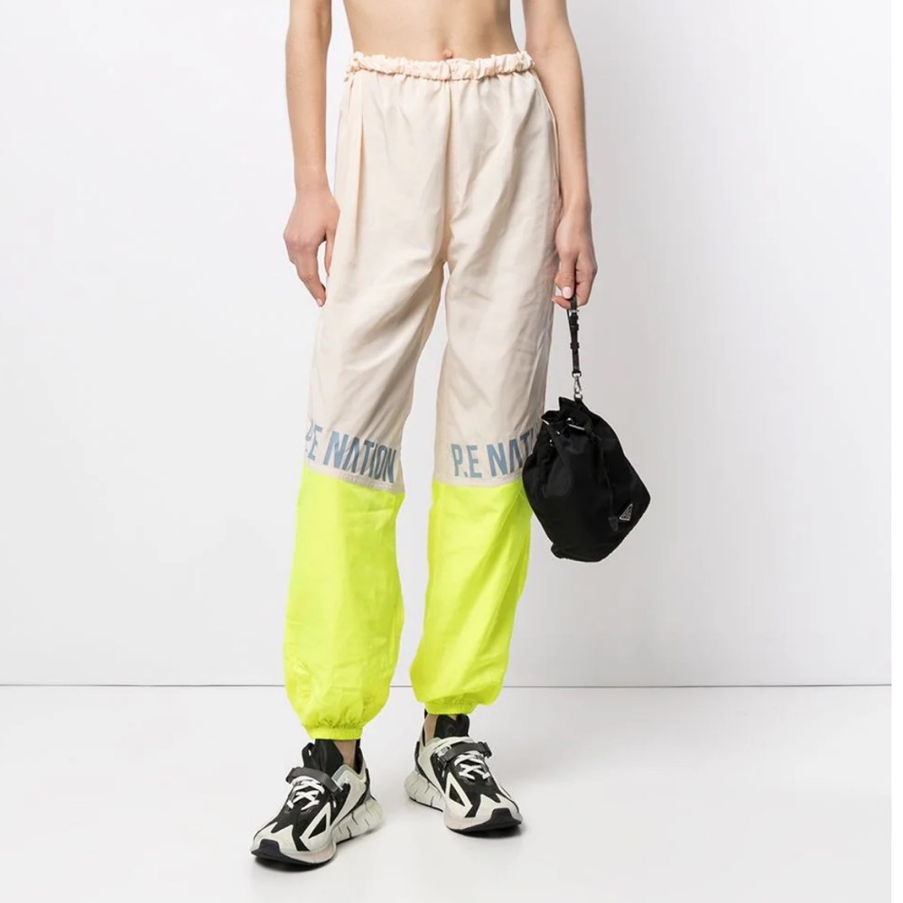 P.E Nation First Position Sweat Pants XS ballet trash bag pants